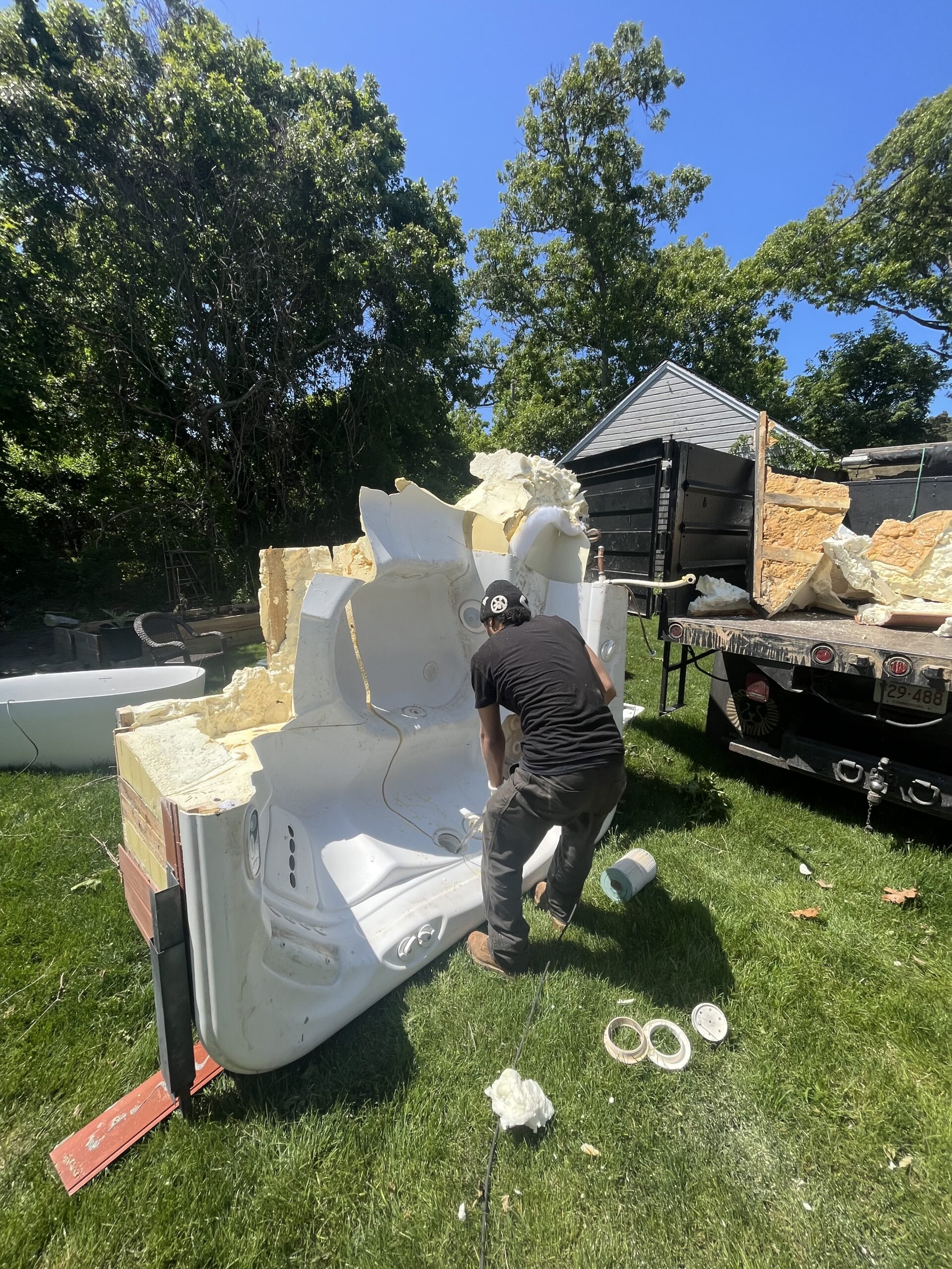 Residential cape cod cleanout